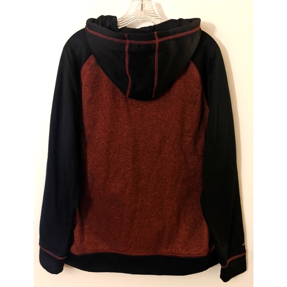 Xersion black and red pullover hoodie with kangaroo pouch - Picture 2 of 4